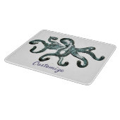 Planche À Découper Tonnerre octopus bleu (Coin)