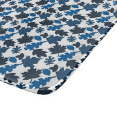 PLANCHE À DÉCOUPER TONS DE FEUILLES D'AUTOMNE BLEUES (Coin)