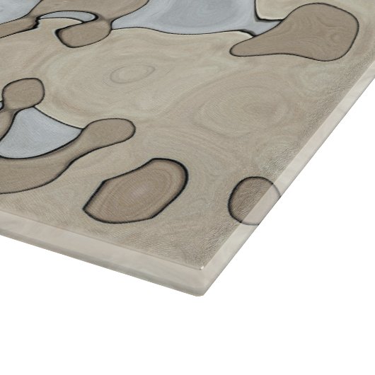 Planche À Découper Tons de terre coupés (Coin)