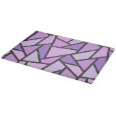 Planche À Découper Tons du motif en vitrail lilas (Coin)