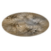 Planche À Découper Tons Terre Abstrait Art fractal moderne Texture (Coin)