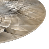 Planche À Découper Tons Terre Abstrait Art fractal moderne Texture (Coin)