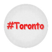 Planche À Découper "#Toronto" Joli design. Commandez dès maintenant (Devant)