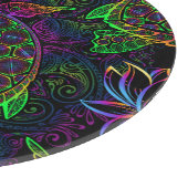 Planche À Découper Tortue de mer Boho : Motif psychédélique mandala (Coin)