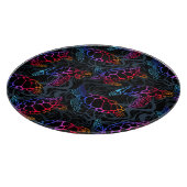 Planche À Découper Tortue de mer psychédélique : Boho Ocean (Coin)