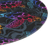Planche À Découper Tortue de mer psychédélique : Boho Ocean (Coin)