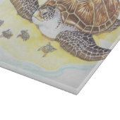 Planche À Découper Tortue et bébés de mer (Coin)