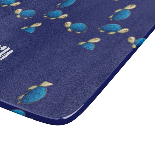 Planche À Découper tortues bleues (Coin)