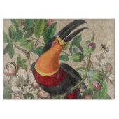Planche À Découper Toucan Jungle Tropical Bird Belle antique (Devant)