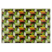 Planche À Découper Toucans colorés (Devant)