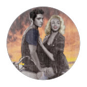 Planche À Découper Tour de coucher du soleil (Devant)