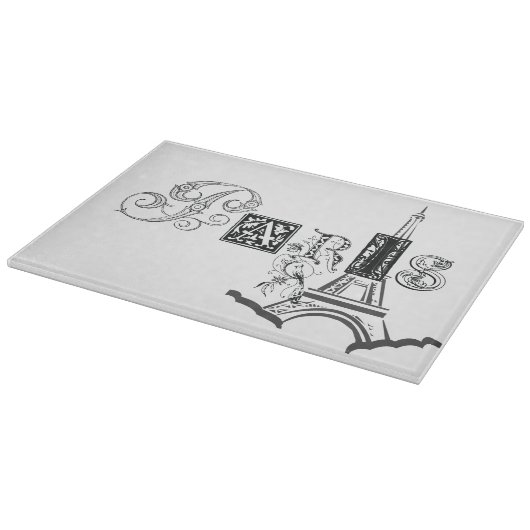 Planche À Découper Tour Eiffel de Paris (Coin)