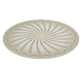 Planche à découper Tourbillon Crème Beige (Coin)