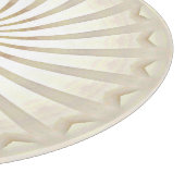 Planche à découper Tourbillon Crème Beige (Coin)