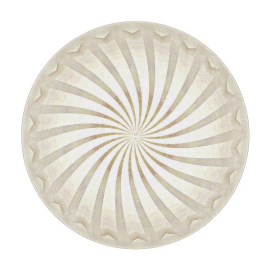 Planche à découper Tourbillon Crème Beige (Devant)