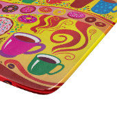 Planche À Découper Tourbillon de café et montée de sucre (Coin)