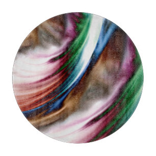 Planche À Découper Tourbillon Rainbow Golden Snow