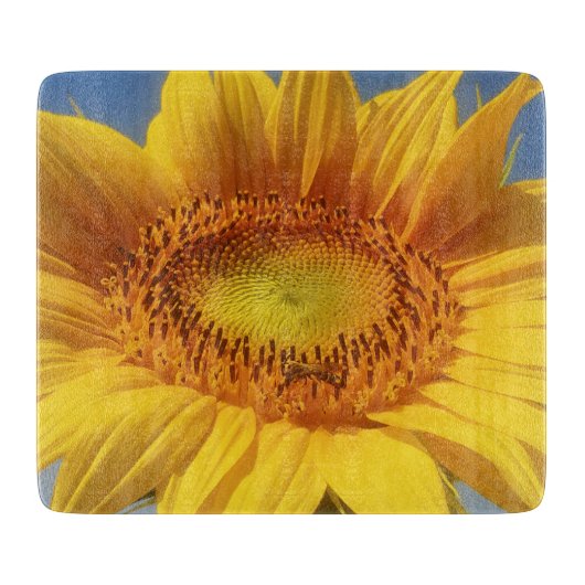 Planche À Découper Tournesol jaune (Devant)