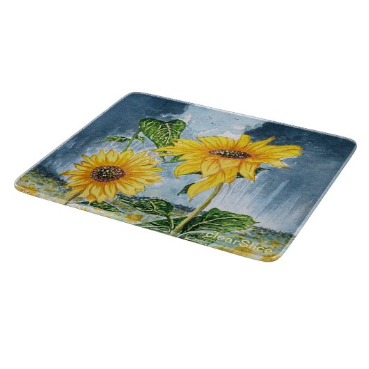 Planche À Découper Tournesol transparent (Coin)