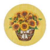 Planche À Découper Tournesols En Jaune (Devant)
