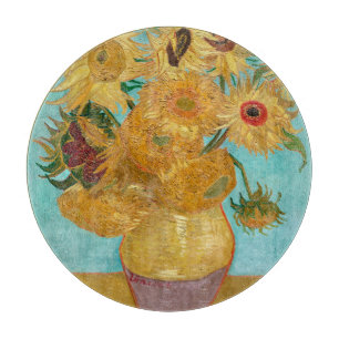 Planche À Découper Tournesols, peinture de nature morte post-impressi