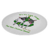 Planche À Découper Toy Fox Terrier Noël (Coin)