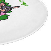 Planche À Découper Toy Fox Terrier Noël (Coin)