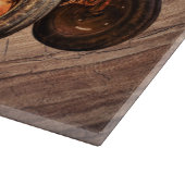 Planche À Découper Tracteur rouge antique (Coin)