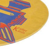 Planche À Découper Train père Noël (Coin)