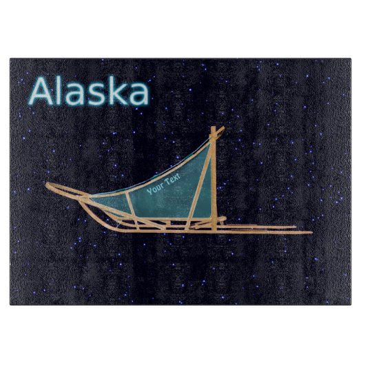 Planche À Découper traîneau à chiens - Alaska (Devant)