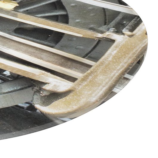 PLANCHE À DÉCOUPER TRAINS À VAPEUR (Coin)