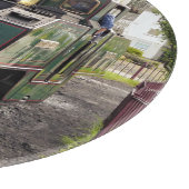 PLANCHE À DÉCOUPER TRAINS À VAPEUR (Coin)