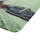 Planche À Découper Tramway à rayures, avec pont (Coin)