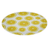Planche À Découper Tranche de citron moderne jaune fruit frais (Coin)