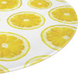 Planche À Découper Tranche de citron moderne jaune fruit frais (Coin)