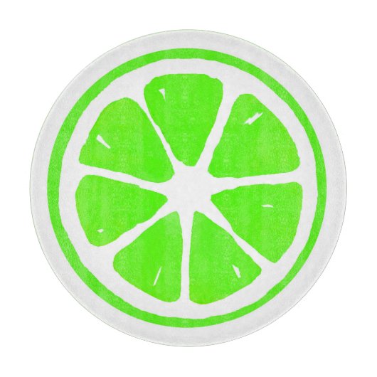 Planche À Découper Tranche de citron vert Adulte  (Devant)