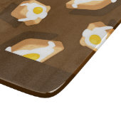 Planche À Découper tranche de pain avec motif d'oeuf (Coin)