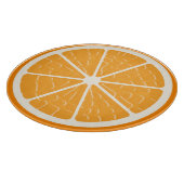 Planche À Découper Tranchée de fruits stylisés à l'orange (Coin)