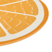 Planche À Découper Tranchée de fruits stylisés à l'orange (Coin)
