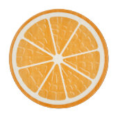 Planche À Découper Tranchée de fruits stylisés à l'orange (Devant)