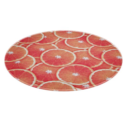 Planche À Découper Tranches de pamplemousse rose (Coin)