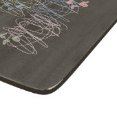 Planche À Découper Travail en cours - Scribble et Coeurs (Coin)