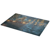 Planche À Découper Traversée festive de Noël au Labrador (Coin)