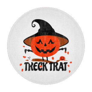 Planche À Découper Treck Trat Citrouille Sourire