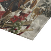 Planche À Découper Treeing Walker Coonhound Dog Christmas Festive (Coin)