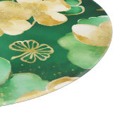 Planche À Découper Trèfle de la Saint-Patrick vert et or (Coin)