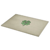 Planche À Découper Trèfle irlandais chic Lucky (Coin)