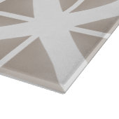 Planche À Découper Triangle Motif tendance beige (Coin)