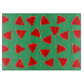 Planche À Découper Triangles à motif pastèque (Devant)