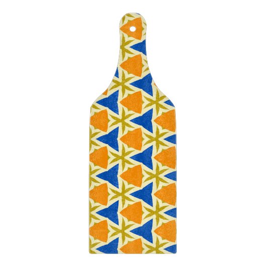 Planche À Découper Triangles et Étoiles Colorés (Devant)